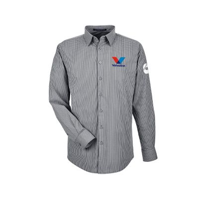 Devon & Jones Performance Tonal Mini Check Woven Shirt